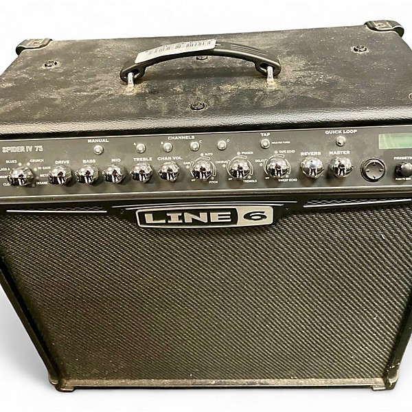 Used Line 6 Spider IV 75W 1x12 Guitar Combo Amp