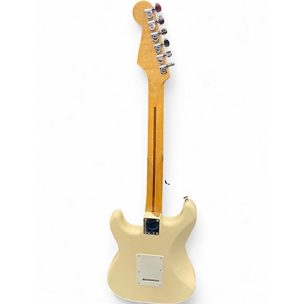 Used Fender Standard Stratocaster Antique White Solid Body Electric Guitar