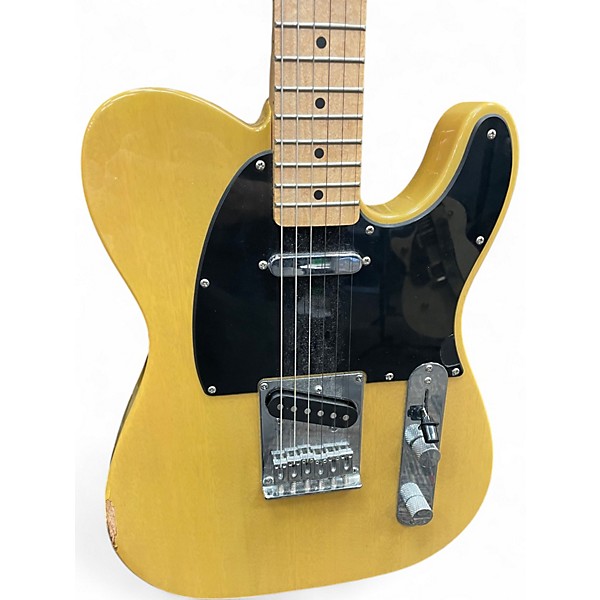 Used Squier Affinity Telecaster Butterscotch Blonde Solid Body Electric Guitar