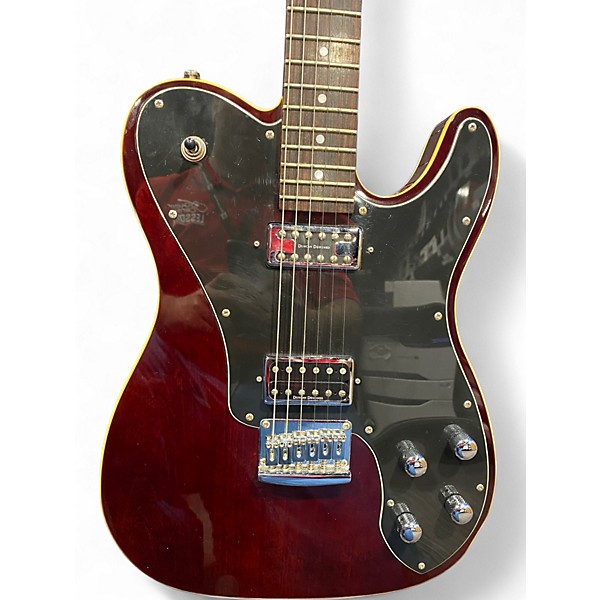 Used Schecter Guitar Research Diamond Series PT Wine Red Solid Body Electric Guitar