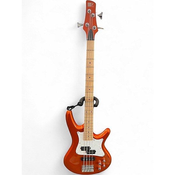 Used Ibanez SRMD200 Metallic Orange Electric Bass Guitar
