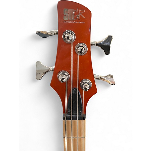 Used Ibanez SRMD200 Metallic Orange Electric Bass Guitar