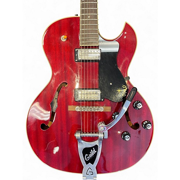 Used Guild Starfire III Red Hollow Body Electric Guitar