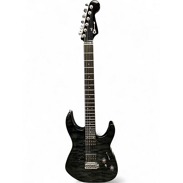 Used Charvel DK24 HH 2PT E QM Manhattan Midnight Solid Body Electric Guitar