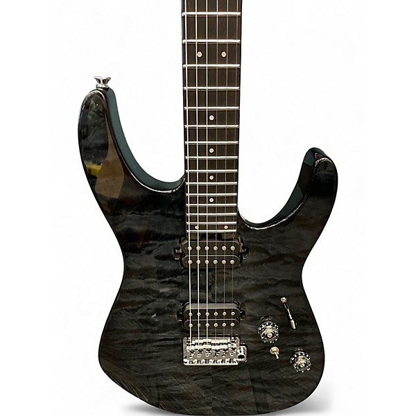 Used Charvel DK24 HH 2PT E QM Manhattan Midnight Solid Body Electric Guitar