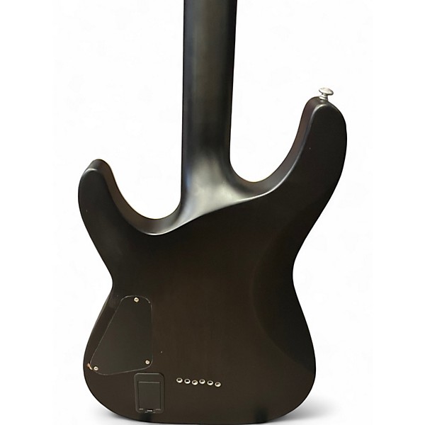 Used Schecter Guitar Research C-1 PLATINUM Trans Black Solid Body Electric Guitar