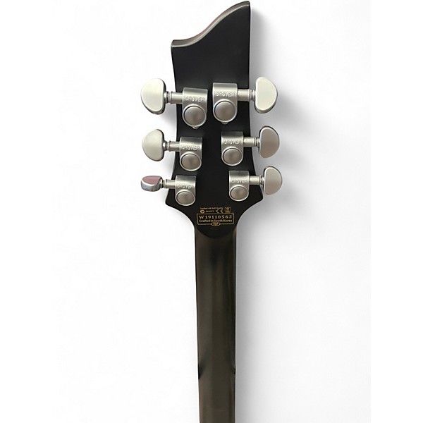 Used Schecter Guitar Research C-1 PLATINUM Trans Black Solid Body Electric Guitar