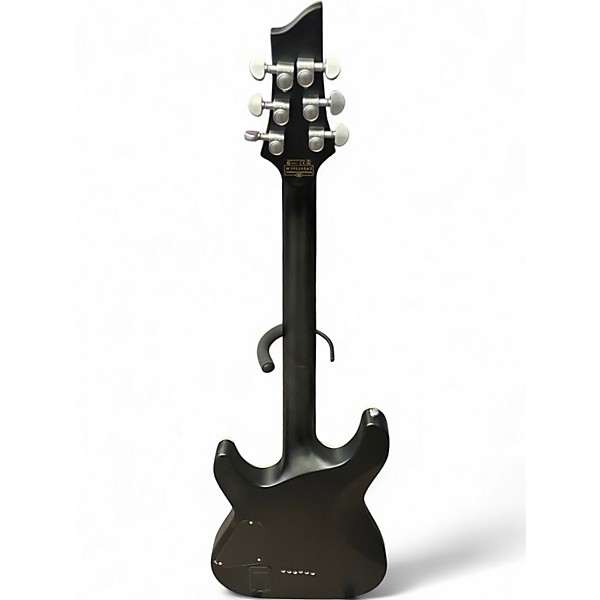 Used Schecter Guitar Research C-1 PLATINUM Trans Black Solid Body Electric Guitar