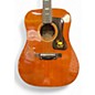 Vintage 1968 Ventura Bruno V-22 Natural Acoustic Guitar