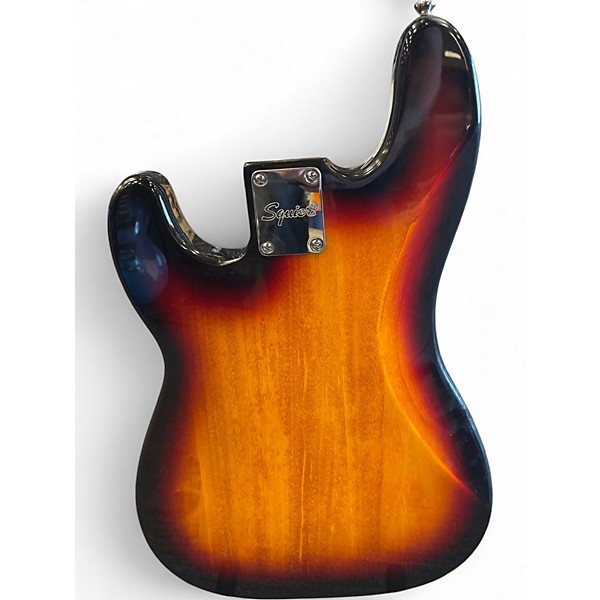 Used Squier Precision Bass 3 Color Sunburst Electric Bass Guitar