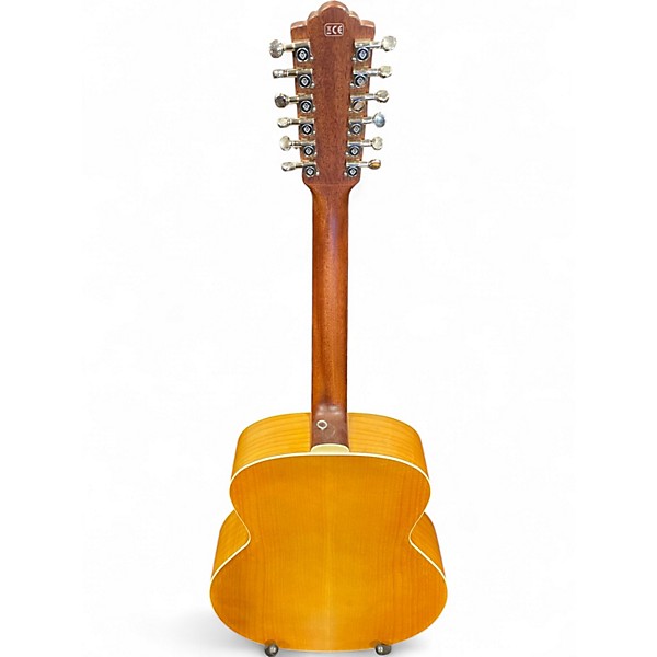 Used Guild F-2512E Natural 12 String Acoustic Guitar