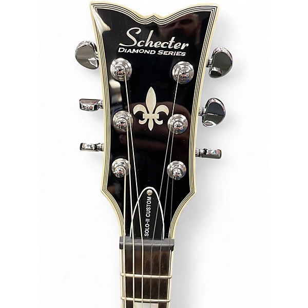 Used Schecter Guitar Research SOLO II CUSTOM Natural Solid Body Electric Guitar