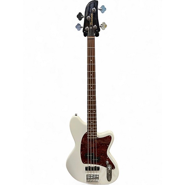 Used Ibanez TMB100 Alpine White Electric Bass Guitar