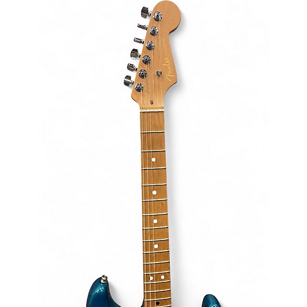 Used Fender Limited Edition American ULTRA II STRATOCASTER Blue Solid Body Electric Guitar