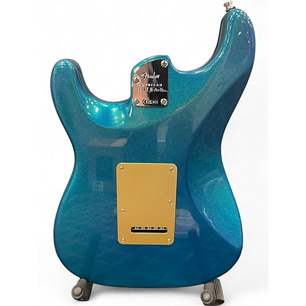 Used Fender Limited Edition American ULTRA II STRATOCASTER Blue Solid Body Electric Guitar