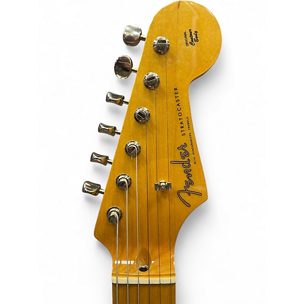 Used Fender JV Modified 50's Stratocaster HSS 2 Color Sunburst Solid Body Electric Guitar
