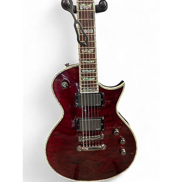 Used ESP EC1000 Wine Red Solid Body Electric Guitar
