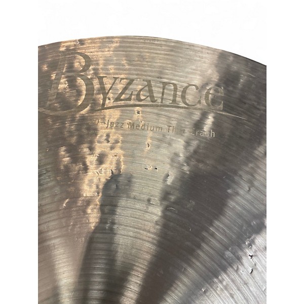 Used MEINL 20in Byzance Jazz Medium Thin Crash Cymbal
