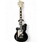 Used Airline Map Baritone Standard Left-Handed Black Electric Guitar thumbnail