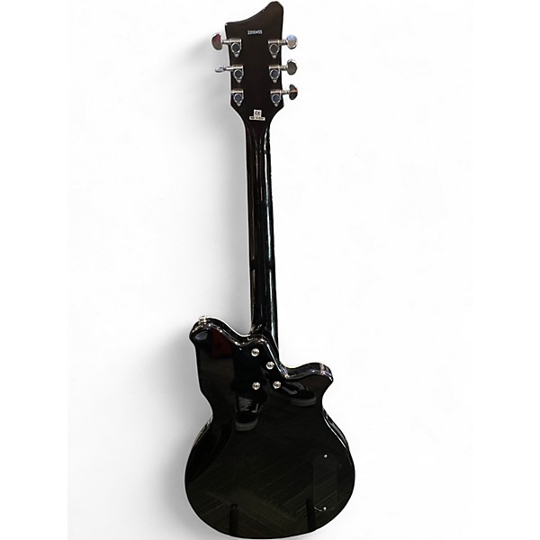 Used Airline Map Baritone Standard Left-Handed Black Electric Guitar