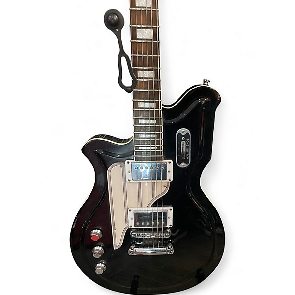 Used Airline Map Baritone Standard Left-Handed Black Electric Guitar