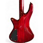 Used Schecter Guitar Research DIAMOND SERIES ELITE Crimson Red Trans Electric Bass Guitar