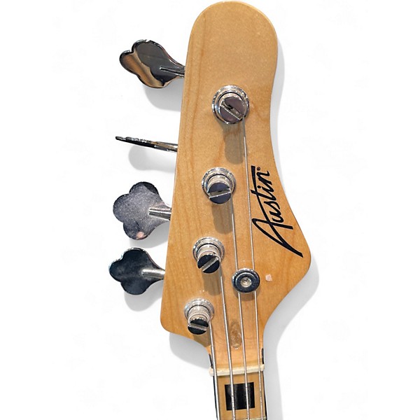Used Austin J Style Natural Electric Bass Guitar
