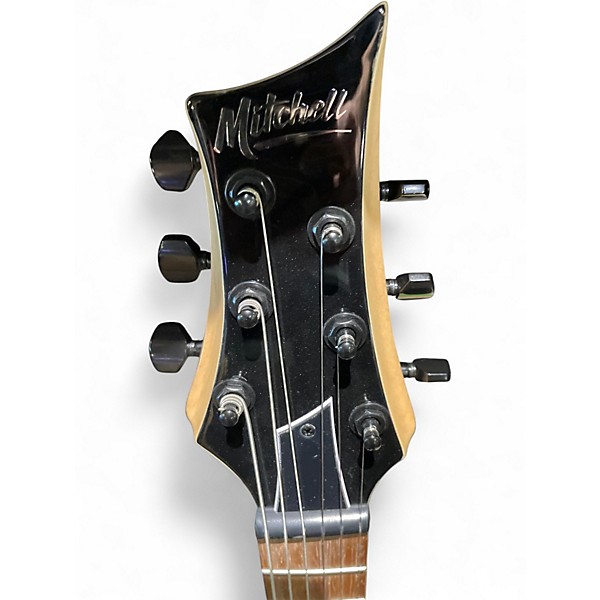 Used Mitchell MM100 Mini Black Solid Body Electric Guitar