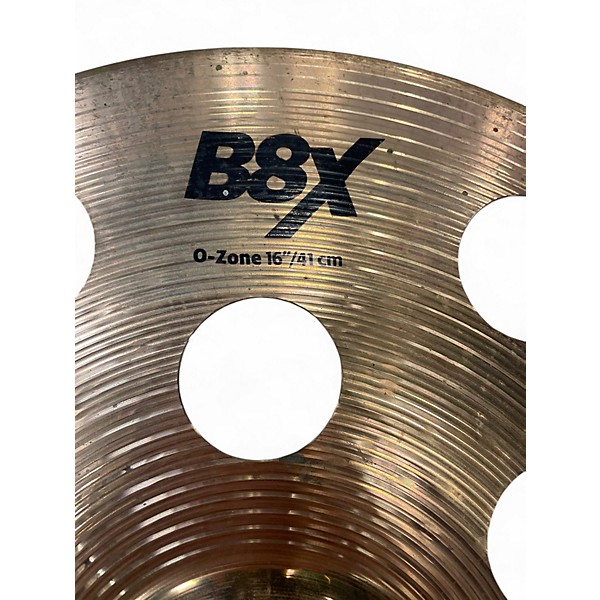 Used SABIAN 16in B8X O-Zone Cymbal