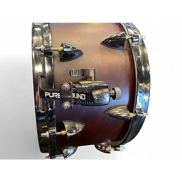 Used Orange County Drum & Percussion 14X5 Venice Series Snare Crimson Red Trans Drum