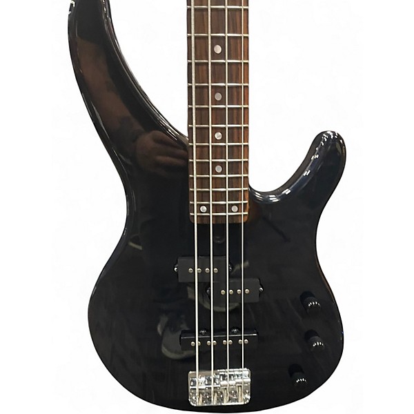 Used Yamaha TRBX174EW Trans Black Electric Bass Guitar