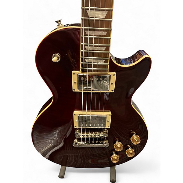 Used Epiphone LES PAUL 1960 TRIBUTE PLUS Black Cherry Solid Body Electric Guitar