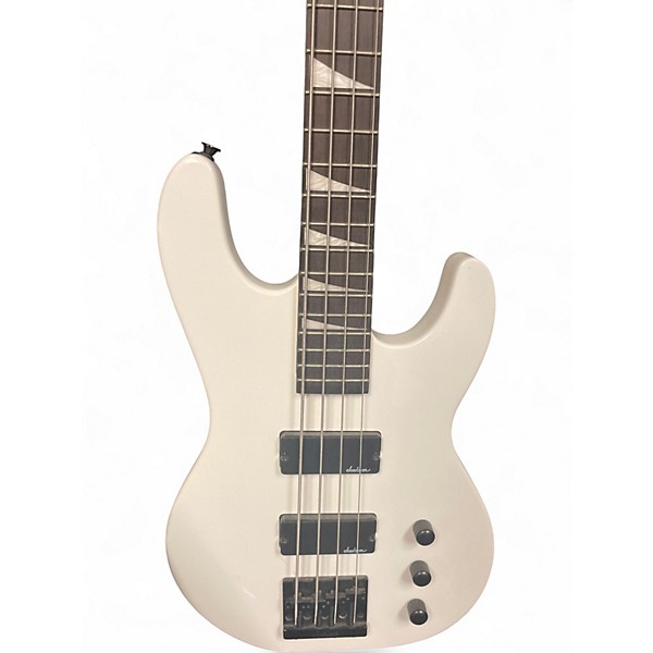 Used Jackson JS2 Concert White Electric Bass Guitar