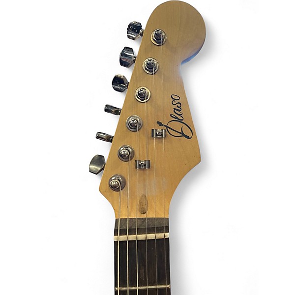 Used Dlaso S-STYLE Blue Solid Body Electric Guitar