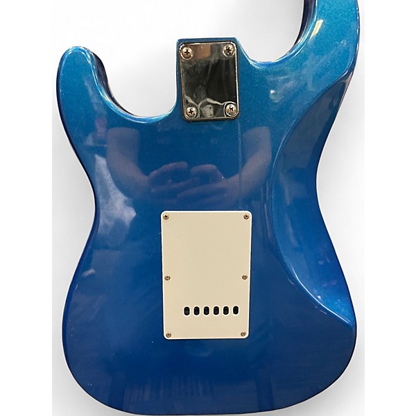 Used Dlaso S-STYLE Blue Solid Body Electric Guitar