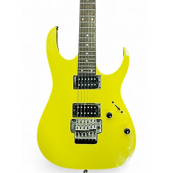 Used Ibanez RG 320 QS Yellow Solid Body Electric Guitar