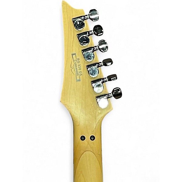 Used Ibanez RG 320 QS Yellow Solid Body Electric Guitar