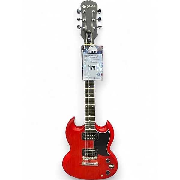 Used Epiphone SG TRIBUTE Red Solid Body Electric Guitar
