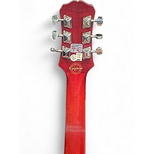 Used Epiphone SG TRIBUTE Red Solid Body Electric Guitar