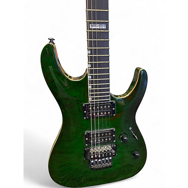 Used ESP LTD MH201 Loch Ness Green Solid Body Electric Guitar