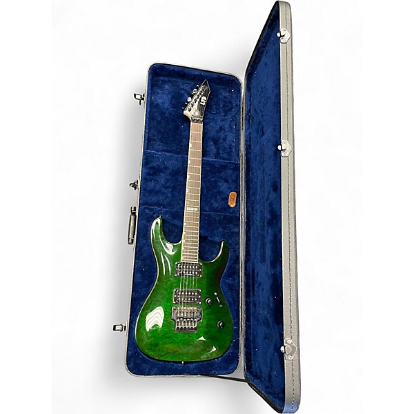 Used ESP LTD MH201 Loch Ness Green Solid Body Electric Guitar