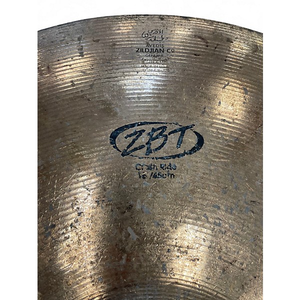 Used Zildjian 18in ZBT Crash Cymbal