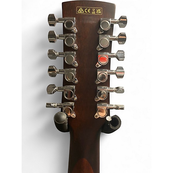 Used Ibanez aw5412ceopn Mahogany 12 String Acoustic Electric Guitar
