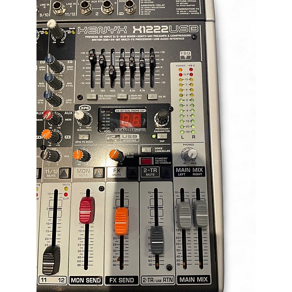 Used Behringer Xenyx1222USB Unpowered Mixer