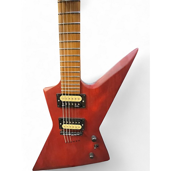 Used Aklot Nexault Red Solid Body Electric Guitar