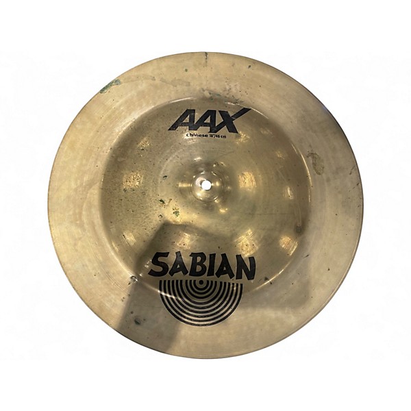 Used SABIAN 18in AAX Chinese Cymbal