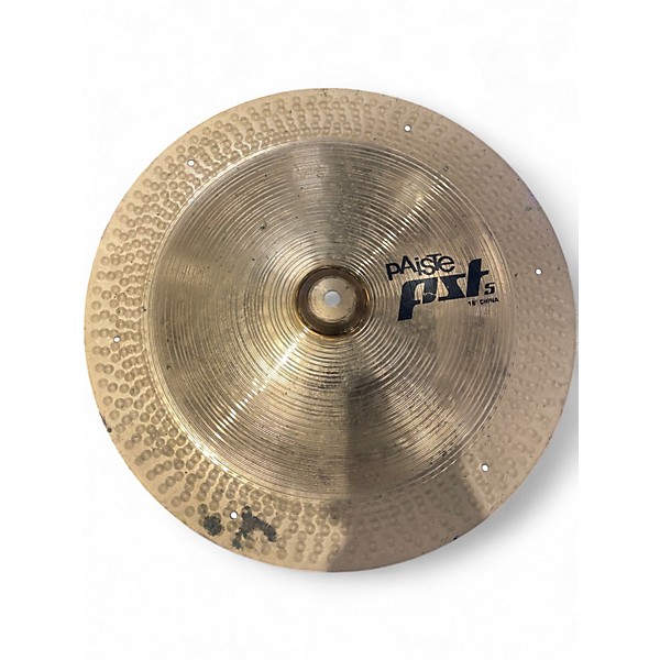 Used Paiste 18in PST5 China Cymbal