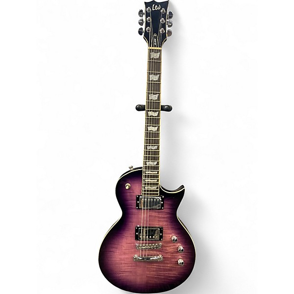 Used ESP LTD EC256 Trans Purple Solid Body Electric Guitar