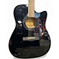 Used Yamaha FX335C Black Acoustic Electric Guitar