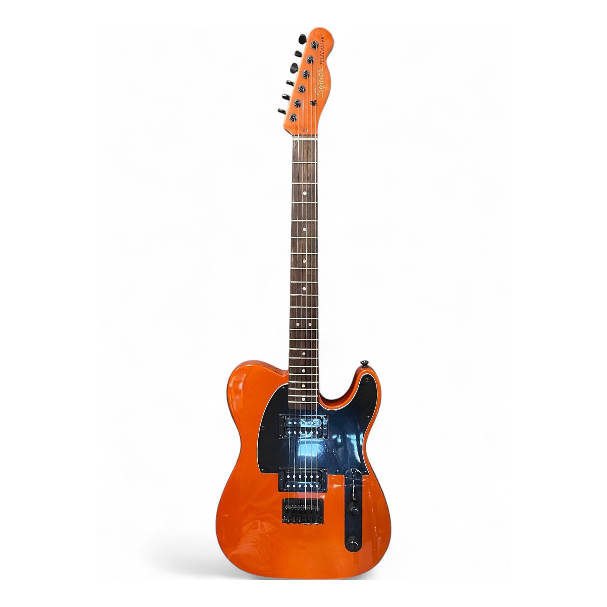 Used Fender squier telecaster ( converted too left) Metallic